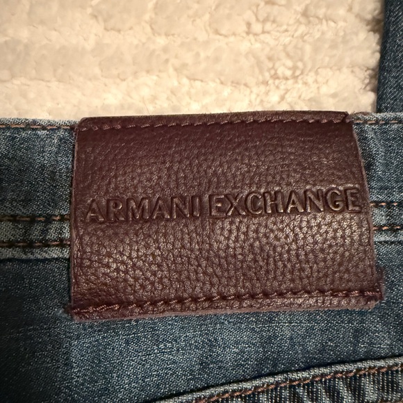 Armani Exchange Men's Indigo Straight Jeans - Picture 5 of 9